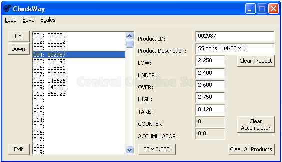 Doran CheckWay PC Computer Software