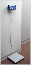 Mount readout on wall